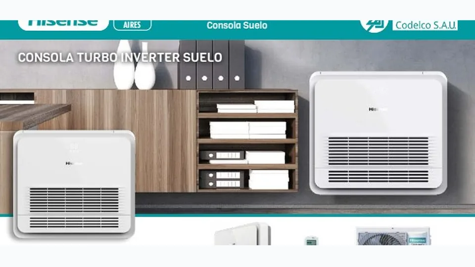 Hisense Turbo Inverter, imagen de la gama del catálogo técnico